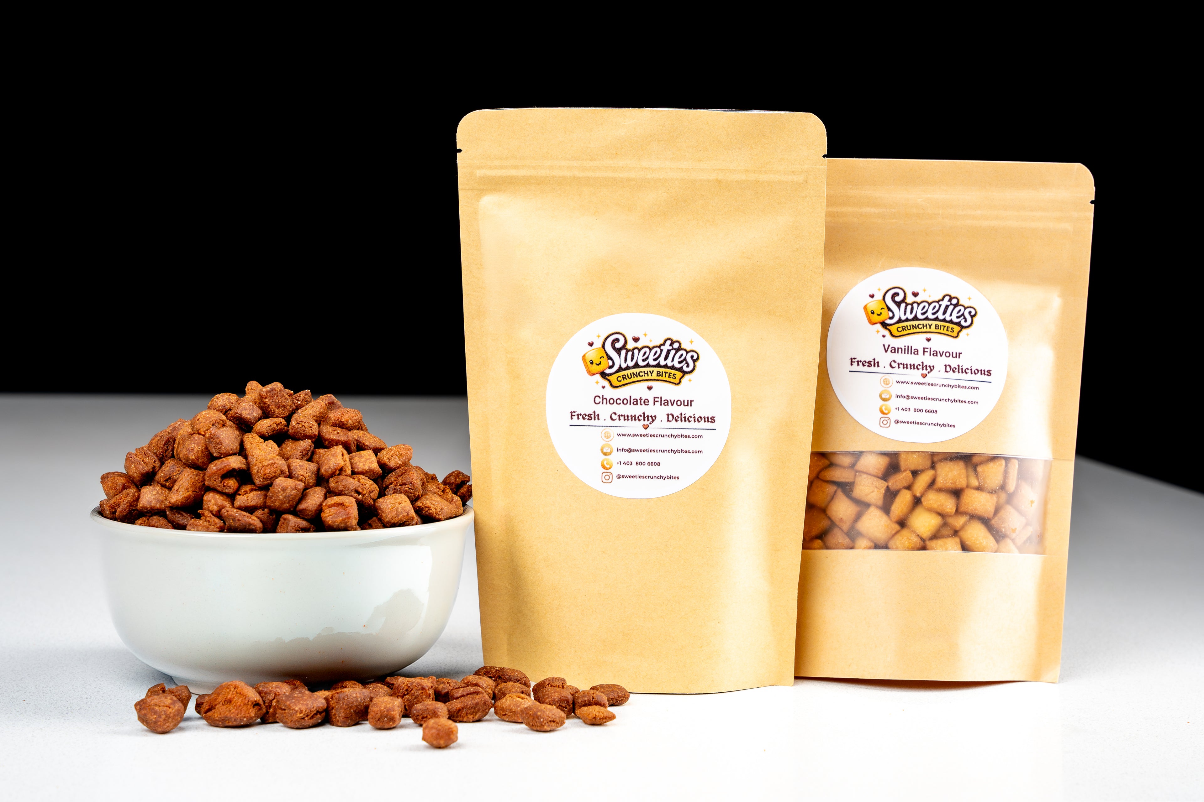 Chocolate Crunchy Bites - Snack Pack 100g (Pack of 6)