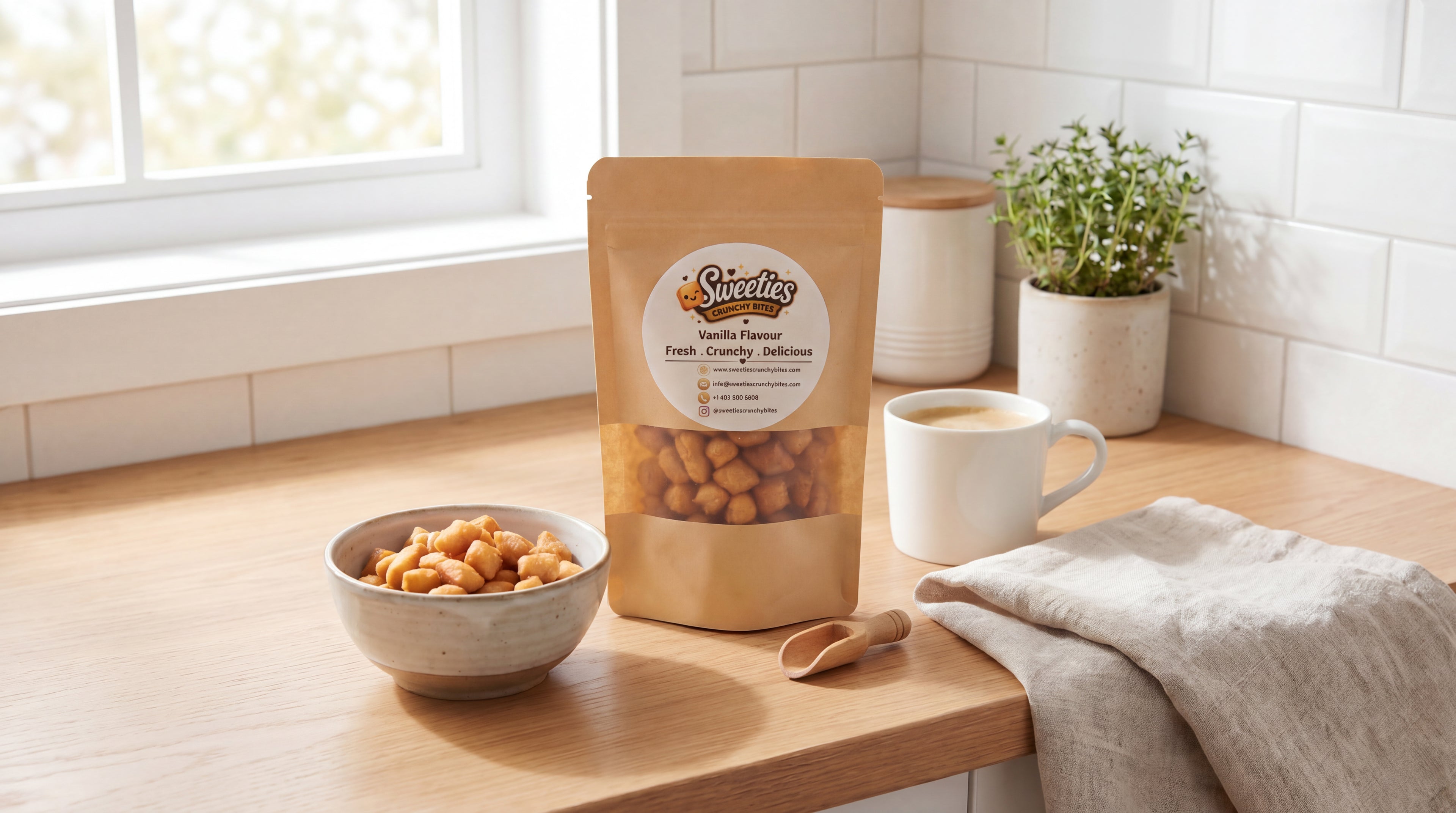 Vanilla Crunchy Bites 200g